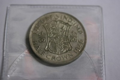1946 Half Crown vz Georg VI - Gewicht 14,14 Gramm 0,500 Silber