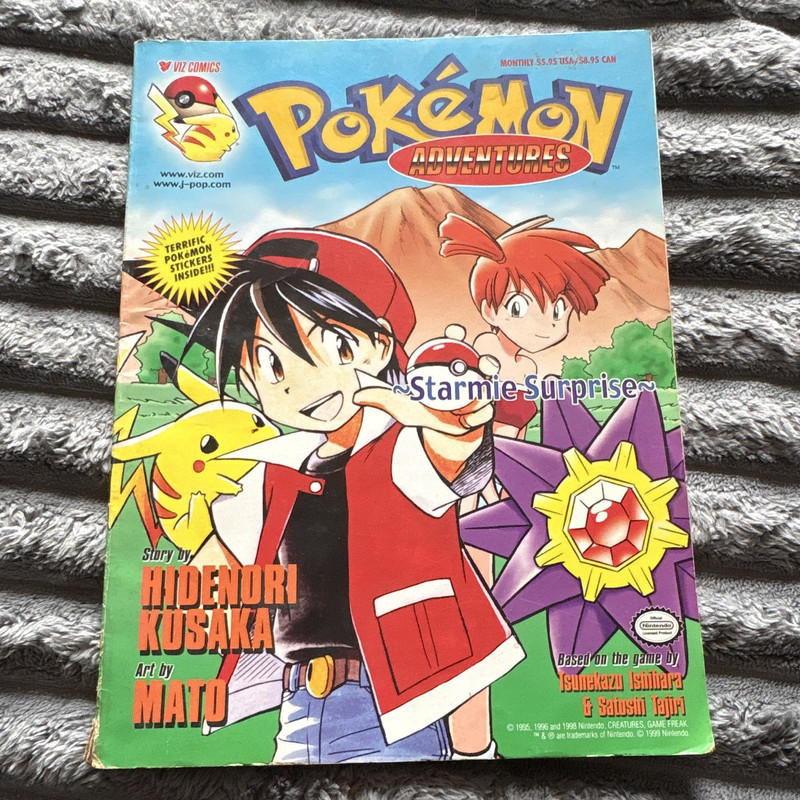 Pokémon Adventures: Starmie Surprise (1999) English VIZ TPB w/ Stickers