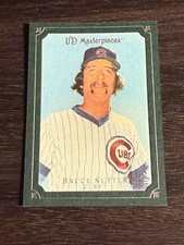 2007 Upper Deck Masterpieces Green Frame Bruce Sutter #60