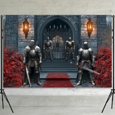 7x5 Ft Knight Castle Backdrop Photo Background ft, Gothic