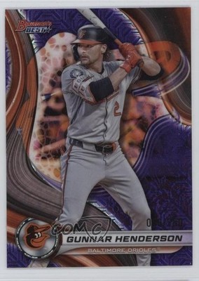 2024 Bowman's Best Purple Mojo Refractor 96/250 Gunnar Henderson #8 1tv8