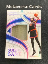 2022-23 Panini Immaculate Sole of the Game Julius Randle 15/25 Shoe Patch