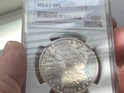 1881 s Morgan silver dollar ms 63 dmpl ngc $400.00 or best