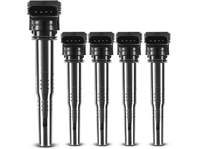 For 2012-2014 Volkswagen Passat Ignition Coil Kit APR 51665FFXN 2013 2.5L 5 Cyl