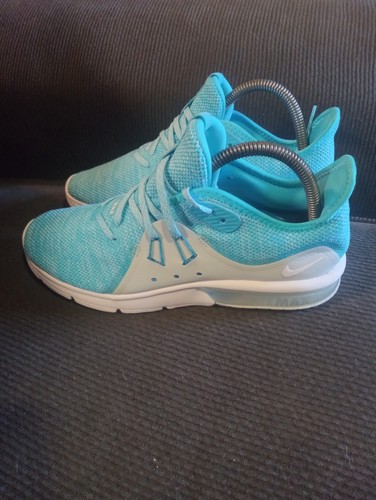 Nike Air Max Sequent 3 Aqua Flyknit Damen-Lauf-Trainingsschuhe 8 908993-404