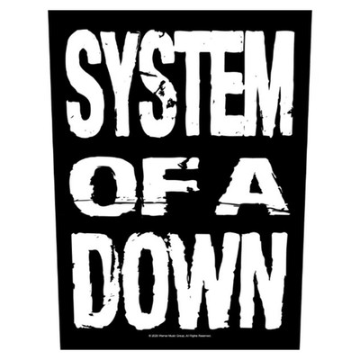 System Of A Dawn Backpatch Rückenaufnäher · Stacked Logo (29cm x 34cm)