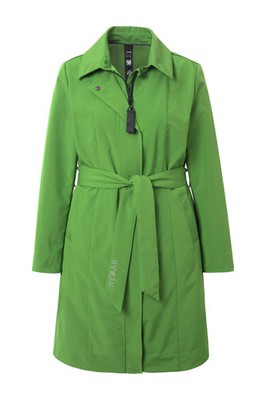 Ulla Popken Damen große Größen HYPRAR Softshell Trenchcoat wasserabweisend
