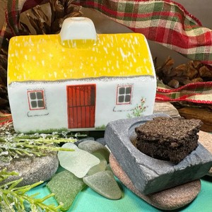 Irish Cottage Incense Burner Irish Turf Burner Ireland Gift Celtic