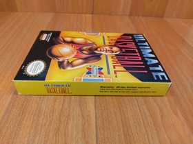 MINTY BOX CIB Ultimate Basketball complete in nes Collector lot VERY CLEAN A+