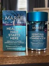 Maree Keratin & Vitamins For All Hair Types 30 Leave In Serum Capsules Exp10/27