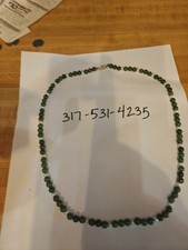24" Jade & Pearl Strand Necklace w 14k Gold Clasp  $1K Value
