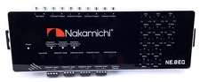 Nakamichi Car Audio 8 Band Electronic Equalizer EQ Sub Crossover Network NE8EQ