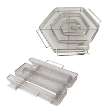 Cold Smoker Disk Stainless Steel Cold Smoker Spiral Maze Grill Cooking Tools