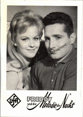 Postkarte Freddy Quinn und Heidi Brühl Quinn, Freddy und Heidi Brühl :