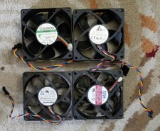 4X Lot Optiplex 390 790 990 SFF PC Case Cooling Fan 725Y7 4wire 5pin