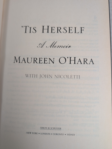 'Tis Herself : A Memoir by John Nicoletti and Maureen O'Hara (2004, Hardcover) - Picture 9 of 11