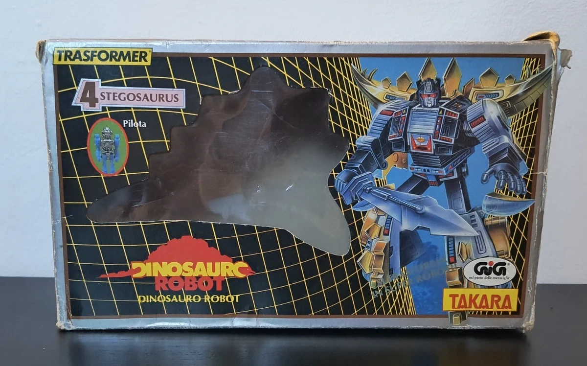 DIACLON TRANSFORMADOR DINOSAURIO ROBOT DINOROBOT STEGOSAURO STEGO GIG TAKARA