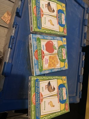Hands-on Learning Science Card Game Bundle. K-2 Grade.  Used Open Boxes