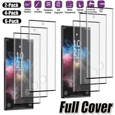 For Samsung Galaxy S22 Ultra S22/+ 5G Full Cover Tempered Glass Screen Protector