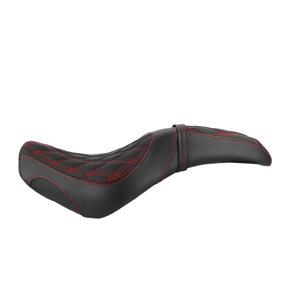 For Honda Shadow Phantom VT750C2 C2B 2010-23 New Thicker Red Diamond Seat - Imagem 3 de 4