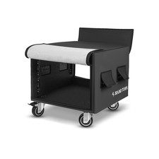 Sound Town 8U PA/DJ Rack/Road Case with 8-Space, Industry-Grade 0.7" 18mm P...