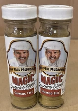 2 Chef Paul Prudhomme Magic Gumbo File Cajun Seasoning 1.1 oz Each 🔥