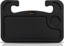 2 in 1 Car Steering Wheel Desk Tray for Laptop Car Mount with Pen Holder Des