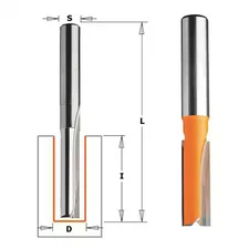 Cmt 812.629.11 Straight Router Bit, Hw, 1/2 In