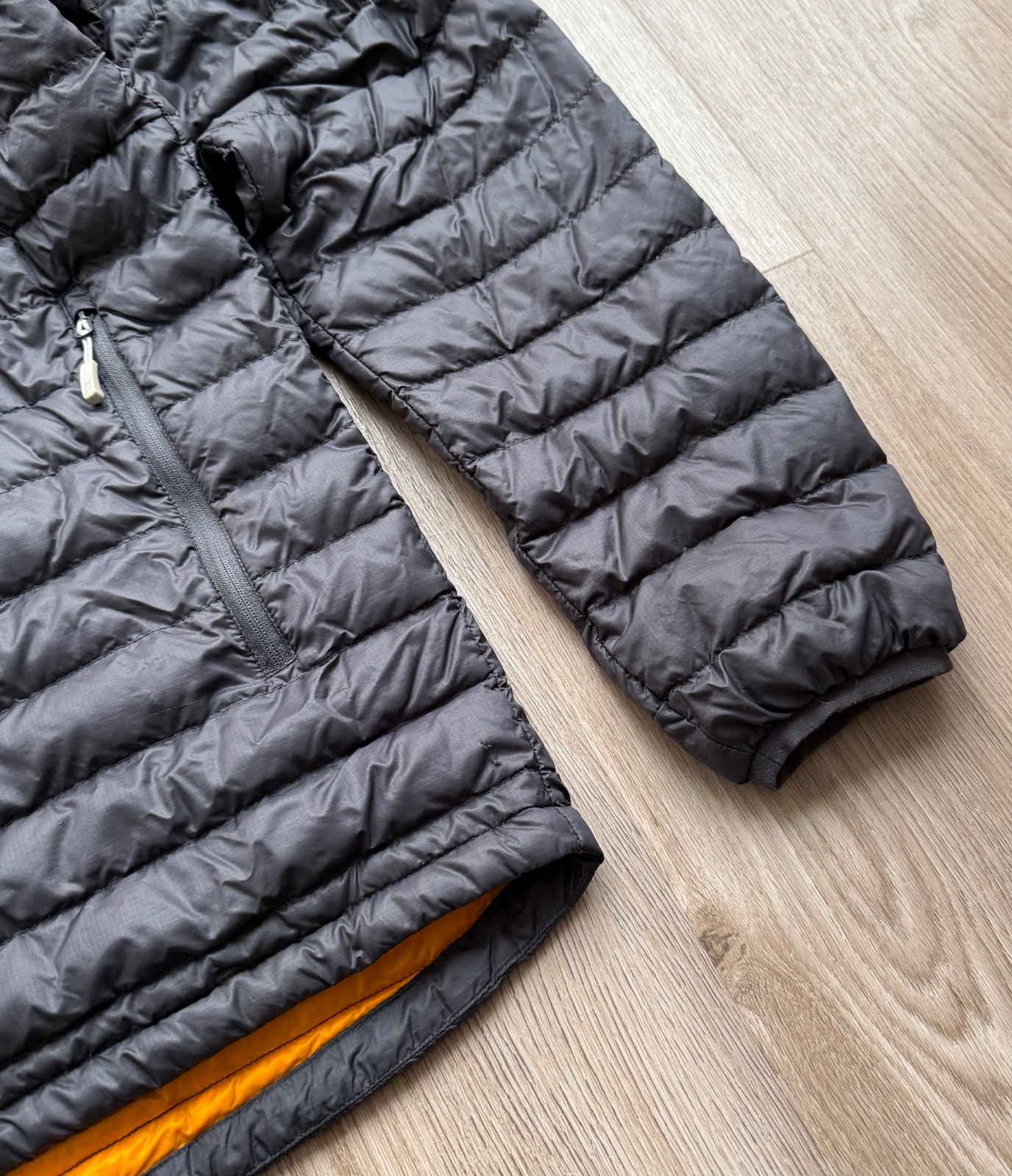 Rab Pertex Microlight Down Dark Gray Jacket Puffe… - image 5