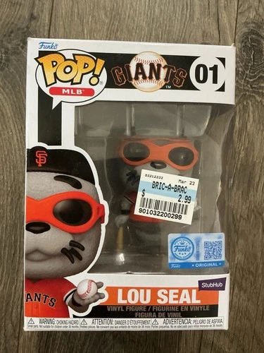 Funko Pop! MLB Lou Seal SF San Francisco Giants 01 Giveaway StubHub New