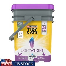 Lightweight Multi-Cat Clumping Litter 21 Day Odor Control Clean Blossoms New