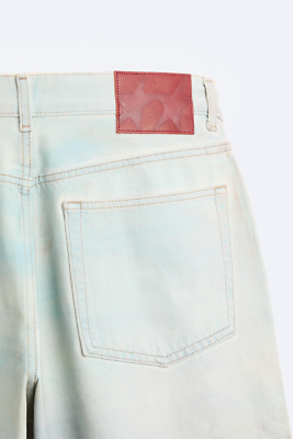 Zara Cowboy Horse Print Jeans X Twojeys Limited Edition