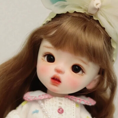 1/6 BJD Doll Ball Joint Resin Face Makeup Bare Doll Toy  Gifts Tomato Cute Girl