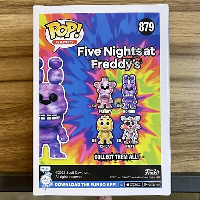 Tie-Dye Bonnie Funko Pop #879 Five Nights At Freddy's Vinyl Figure