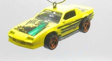 Christmas Ornament for Blown Chevy Camaro Yellow Green Dinosaur Decal
