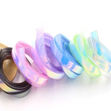 10M Flach Laser Band Borte DIY Handarbeiten Glänzend Skinny 12mm Breit Silicagel