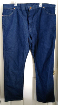 Wrangler Men's 1013MWZPW Denim Jeans Pants Size 44x32 44W 32L Blue