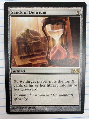 MTG 1x Sands of Delirium Core Set 2013 M13 Modern Magic the Gathering Card x1 NM