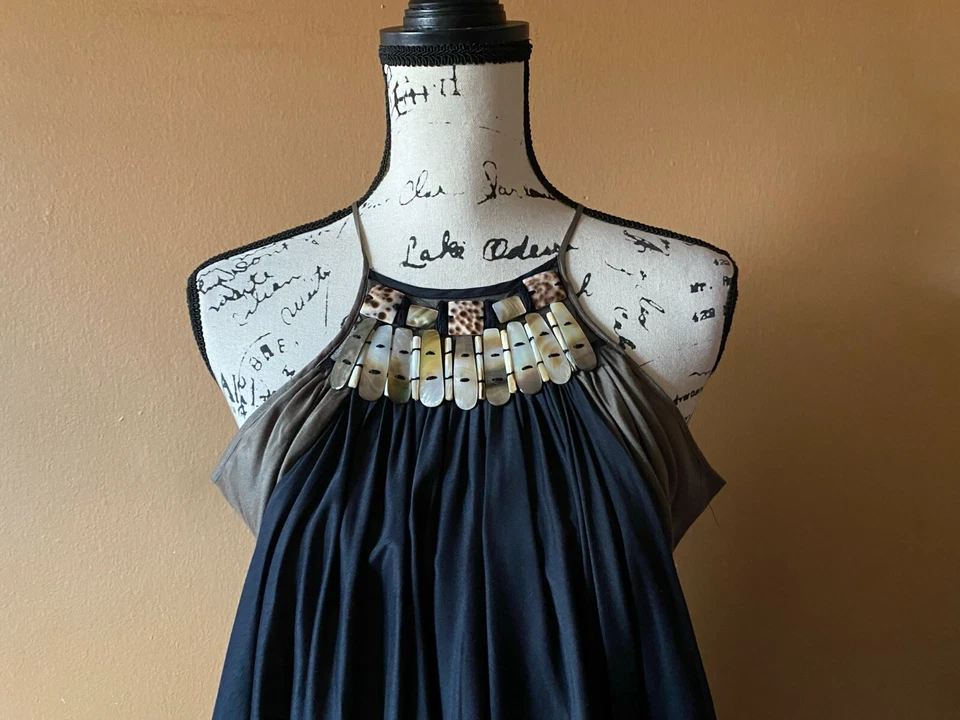 La Perla украшенное платье без рукавов размер 42 средний США 6 - Изображение 2 из 4