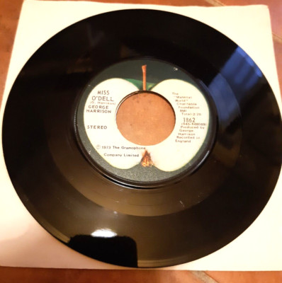 GEORGE HARRISON - MISS O'DELL / GIVE ME LOVE (VINYL 45 UMDREHUNGEN)
