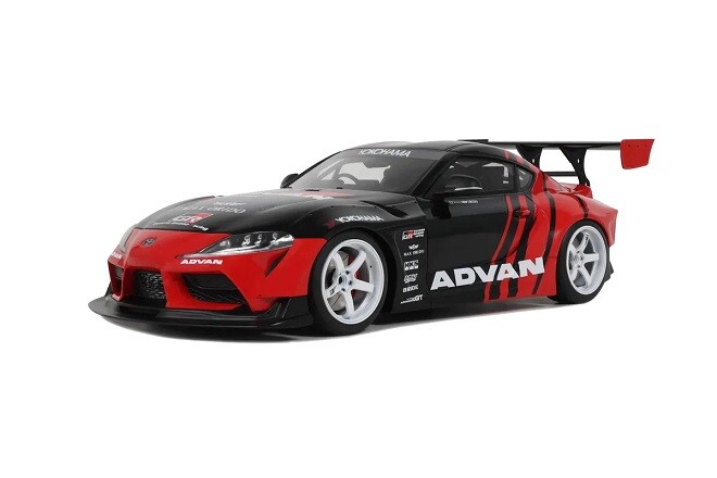 GR スープラ　ミニカー GT SPIRIT Toyota Supra GR Advan 2020 Black red 1:18 GT889 | eBay
