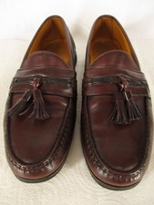 Allen Edmonds Bayfield Mens Brown Tassel Loafers 10D USA Made