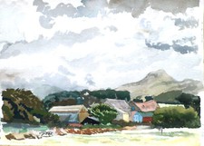 4 ANSICHTEN AUF YNYSGAIN, LLŶN HALBINSEL - ANNE WILLIAMS OF YNYSGAIN VINTAGE W C