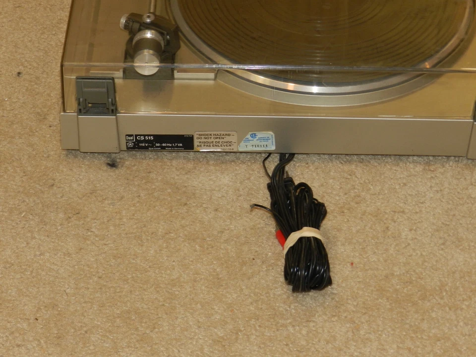Tocadiscos Dual CS515 - Semiautomático con Ortofon DN 165 E FUNCIONA HECHO EN ALEMANIA Foto 3 de 3