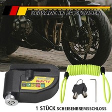 Motorrad Schloss mit Alarm - Bremsscheibenschloss Bremshebelschloss 2 Schl&uuml;ssel