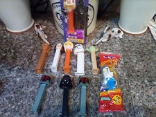 Star Wars PEZ Dispensers Set of 10 Scarce Some w/ Candy