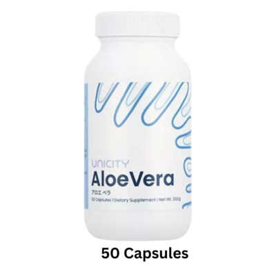 UNICITY Aloe Vera 50カプセル　2セット売り Unicity Aloe Vera Dietary Supplement Digestive Health Support - 50