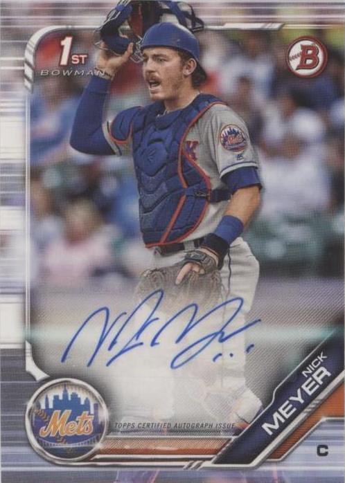 2019 Bowman - Nick Meyer #PA-NM - 1 of 1