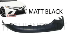 For 2018-2020 Toyota Camry Right Front Bumper Lower Side Trim Matt Black Molding