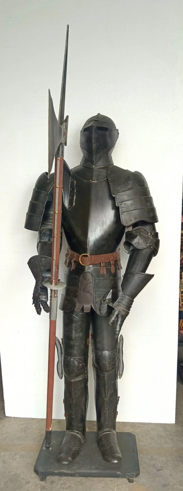 Lebensgroße Rüstung Ritterrüstung tragbar vom deutschem Rüstungsbauer Höhe192cm - Bild 4 von 4